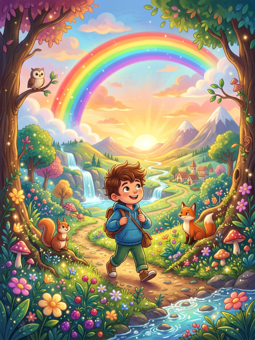 সূর্যোদয়, রংধনু আর ঝরনার সৌন্দর্য