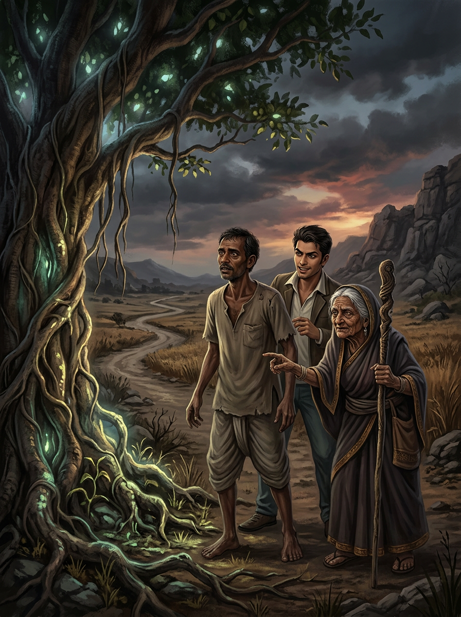 The Mystery Tree and the Golden Treasure 