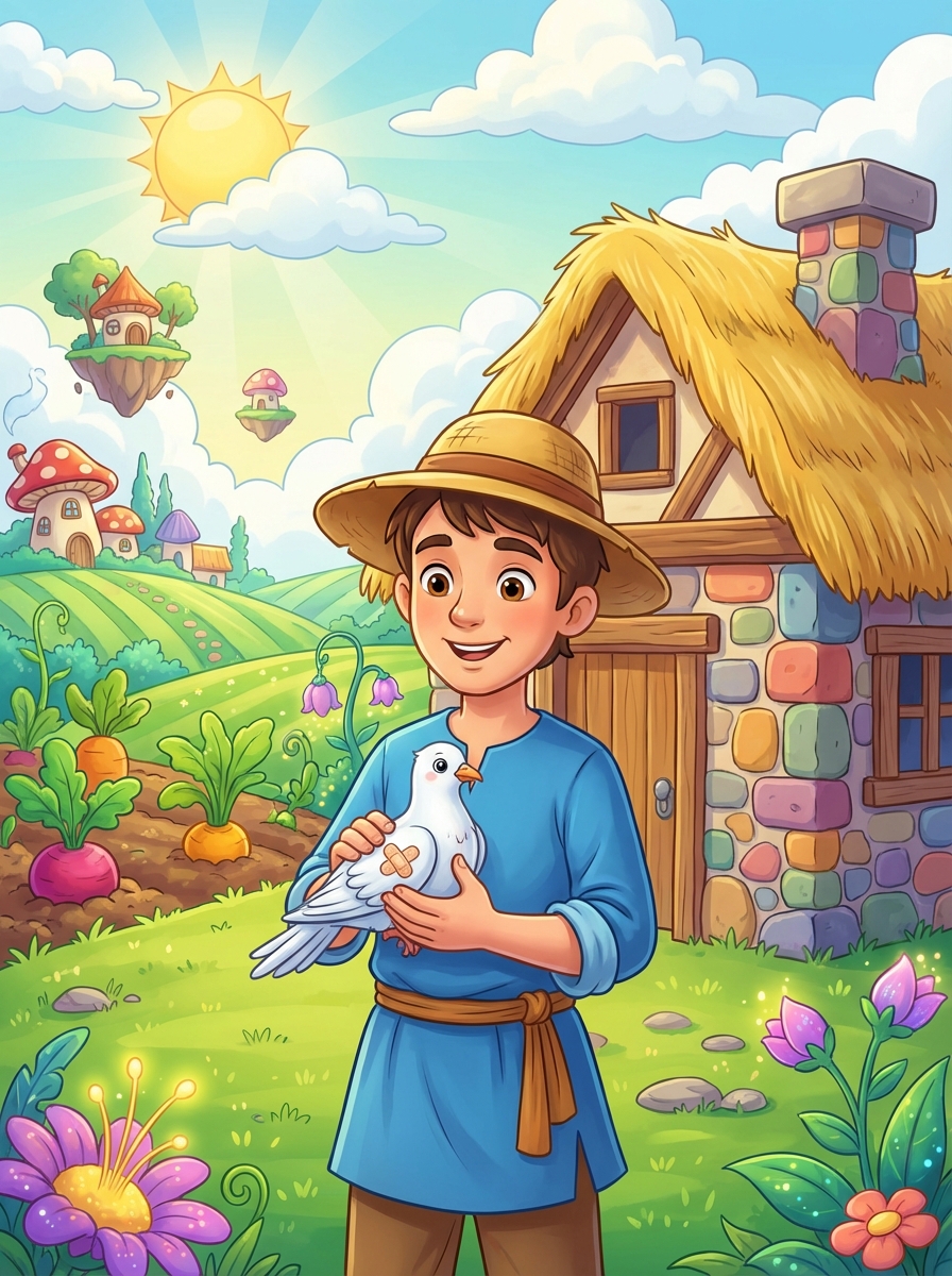 Ek chhote se gaon mein Ali naam ka mehnati kisan rehta tha. Woh roz subah jaldi uth kar apne khet mein kaam karta aur faslon ka bohat khayal rakhta. Ek din jab woh paani de raha tha